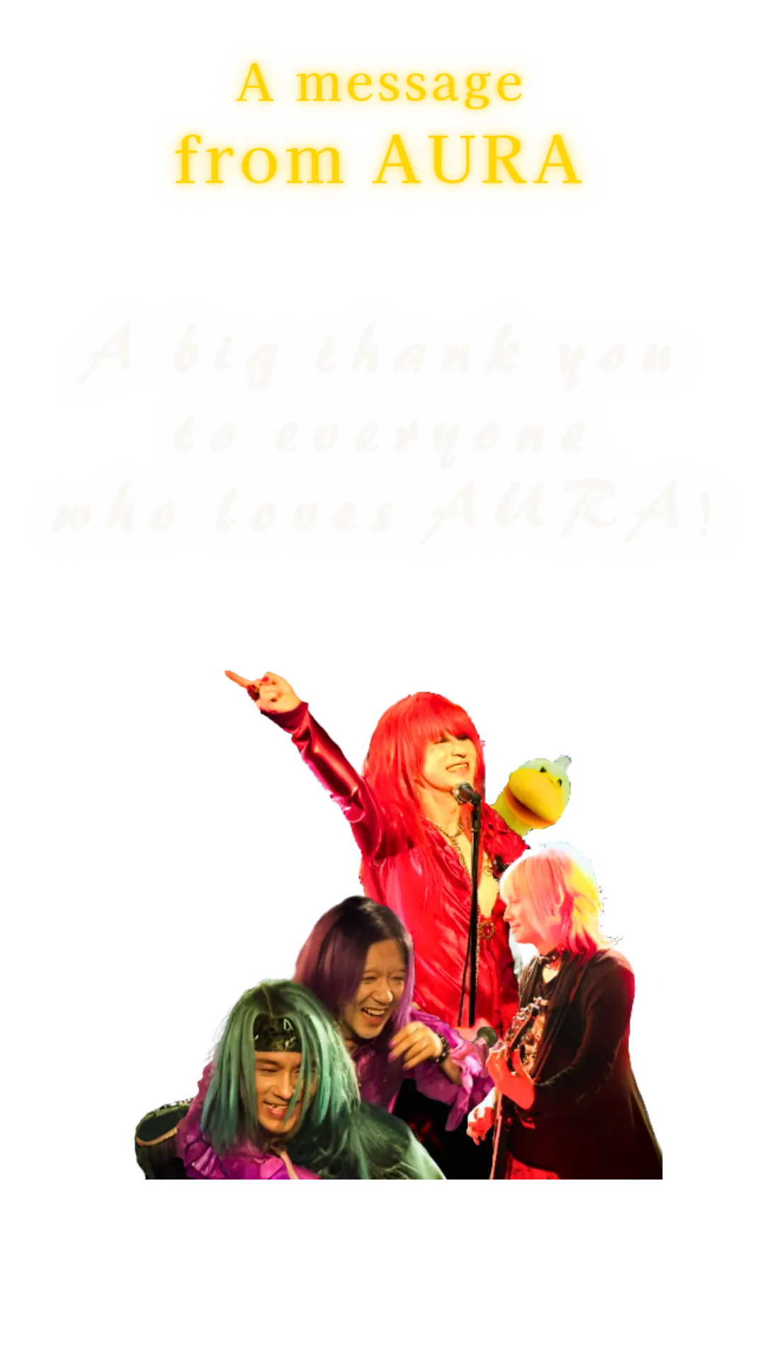 AURA Official｜ロックバンドAURAの公式サイト