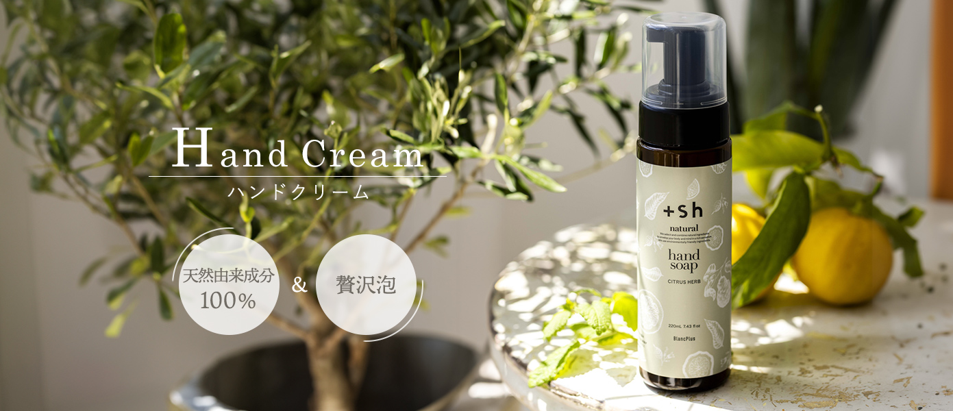 ナチュラルハンドソープC（CITRUS HERB/シトラスハーブ）｜+sh