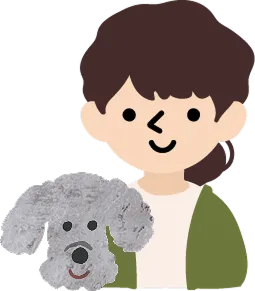 トイプードルと飼い主