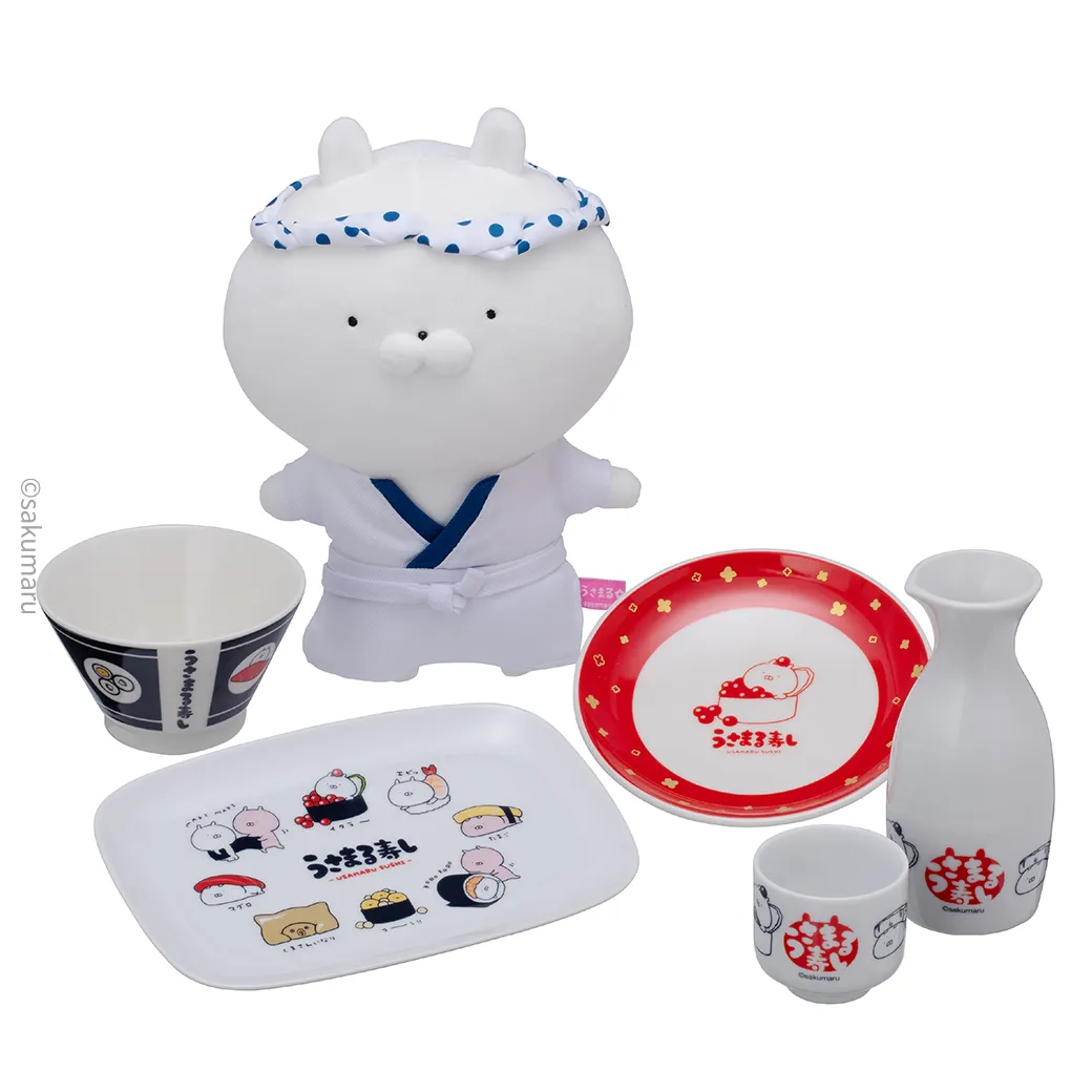 【まの】うさまる 寿司下駄 うさまるグッズが「お寿司屋さん」をテーマに新登場！全国のロフト163