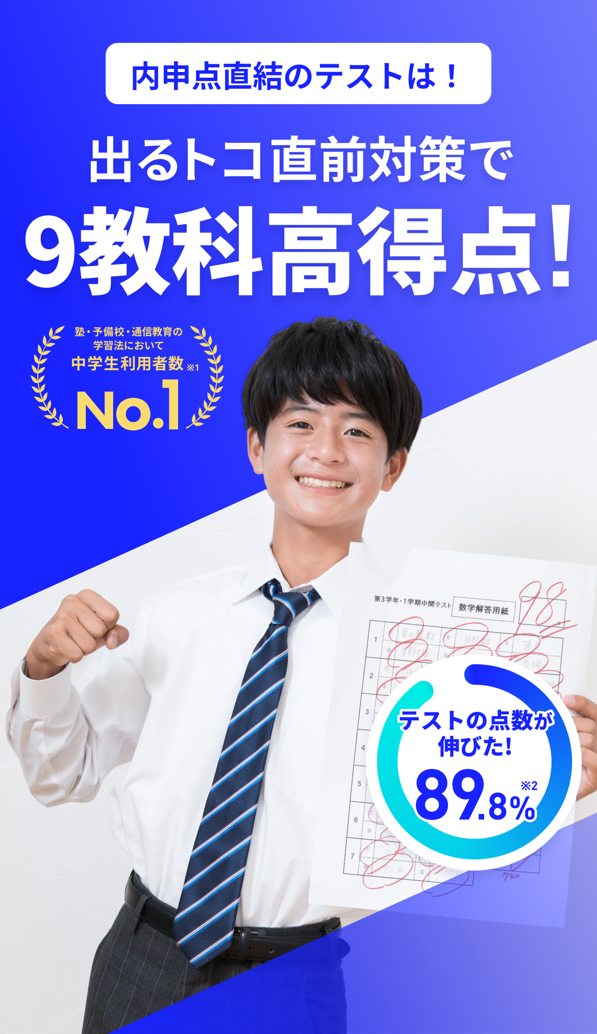 中学生受験講座　中学入試授業テキスト 4年生 8月号-3月号 8ヶ月分セット 公式】進研ゼミ中学講座｜タブレット中心に学ぶ中学3年生向け通信教育