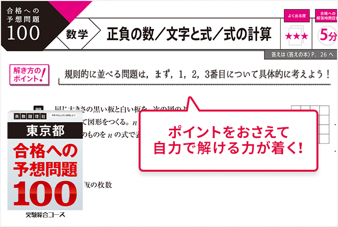 中三受験講座 | 進研ゼミ中学講座 | 中学3年生向け通信教育