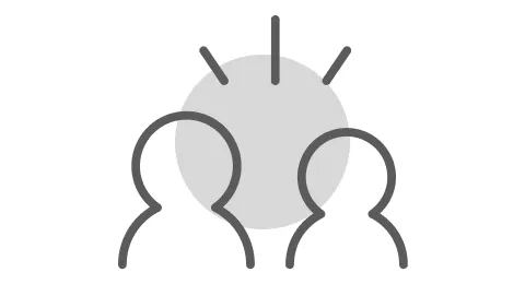 複数人から支持を集めるイラスト