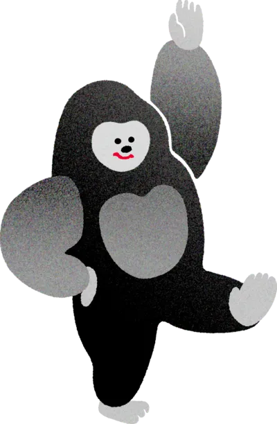 ゴリライラスト(2)