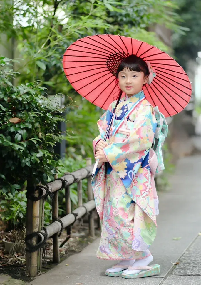 クローバーキッチンさん専用着物 二尺袖着物 単品 仕立て上がり From KYOTO NO39611-3