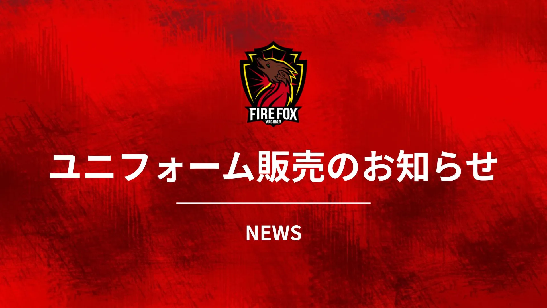 2026シーズン】ファイルフォックス八王子レディース 公式ユニフォーム
