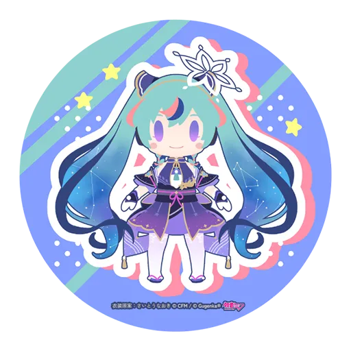 初音ミク 夜空プログラム アクリルスタンド 缶バッジ 新潟花火