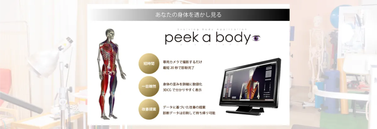 ☆大幅値下げ☆姿勢分析システムーPeek a bodyー 値下げしました】姿勢分析装置 ピークアボディ peek a body