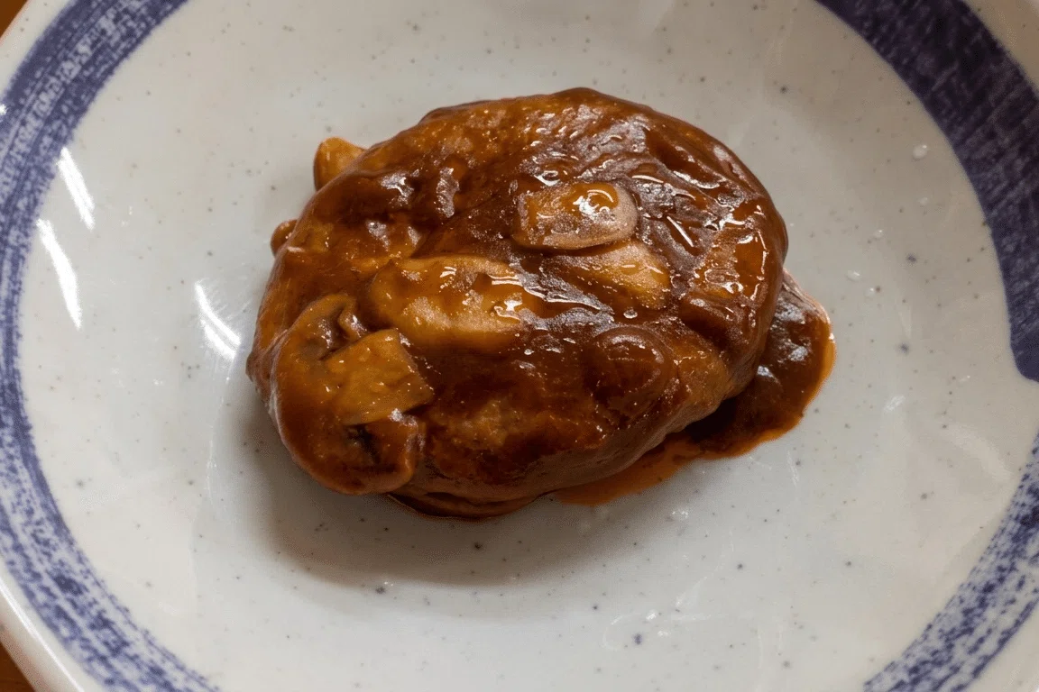 きのこデミソースハンバーグの画像