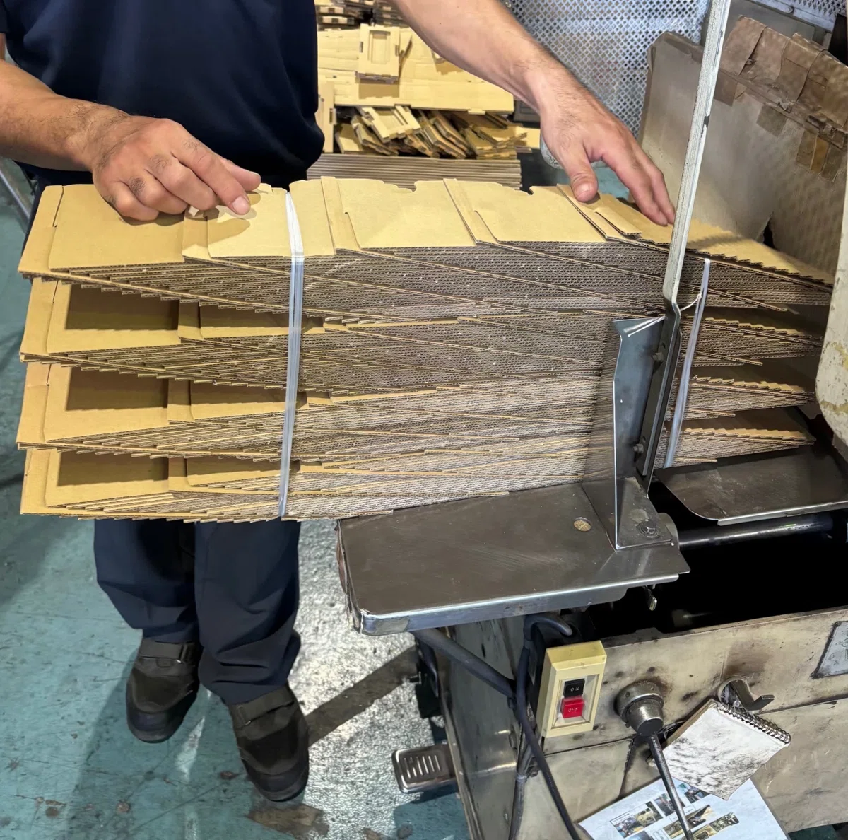 結束作業の様子