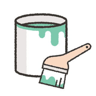 ペンキのイラスト