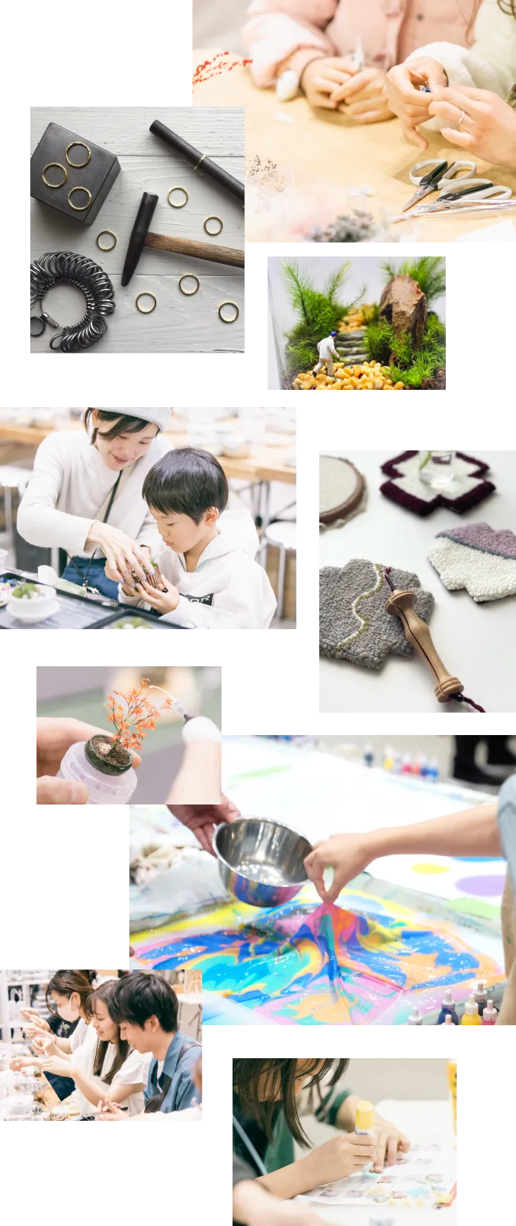 ネームプレート(ブローチ、ペン用ラ制作可/2コ―100円、4コ以上