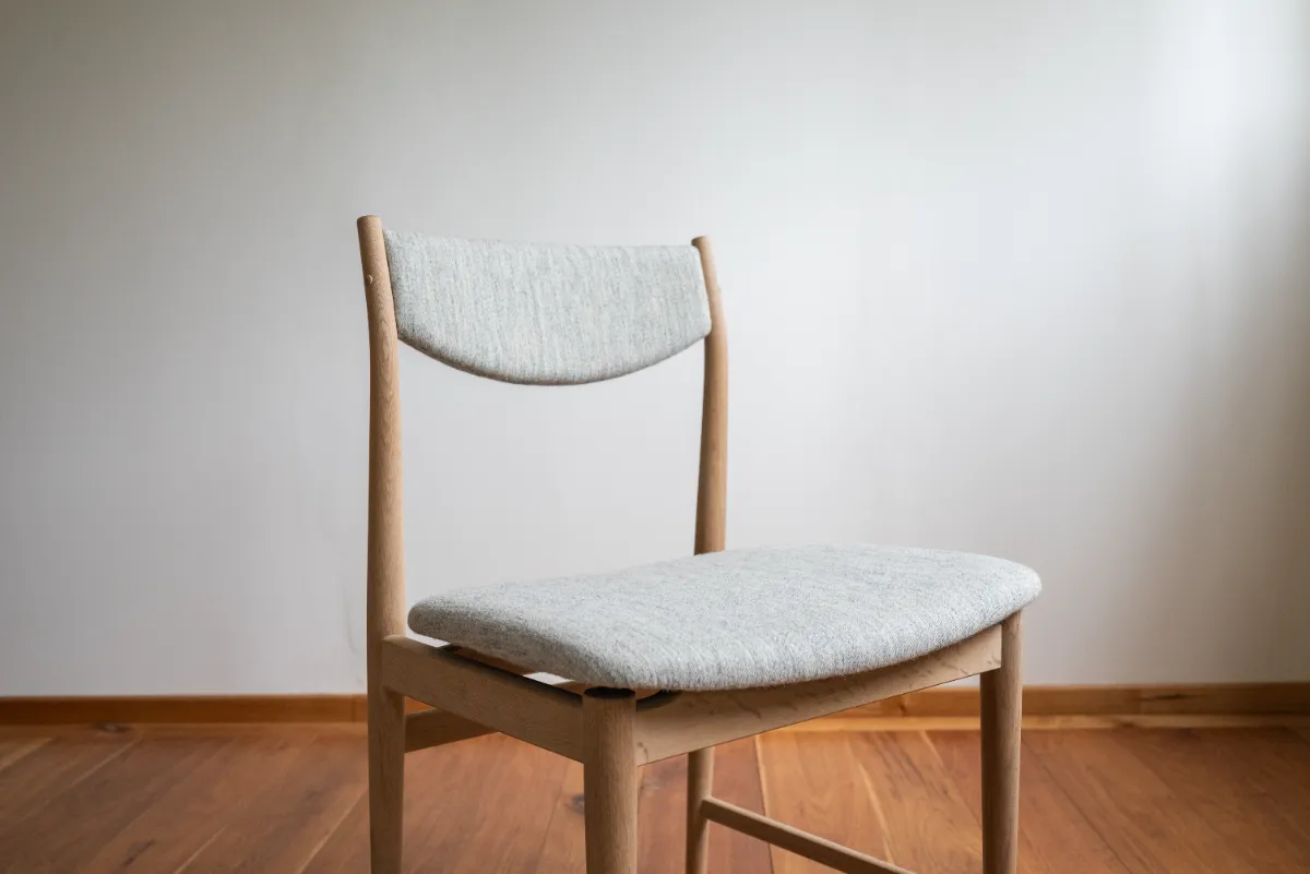 【Hanari 】ファブリックシートラムウールチェア Hanari 様専用】ファブリックシートラムウールチェア