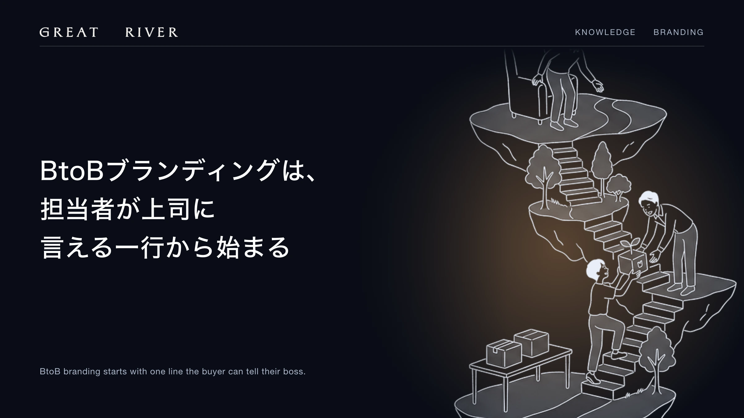 BtoBブランディングは、担当者が上司に言える一行から始まる