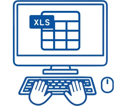 紙の情報を迅速・正確にデータ化する入力代行（データエントリー）サービスのアイコン