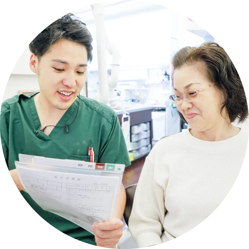 歯科衛生士のレクチャーの様子