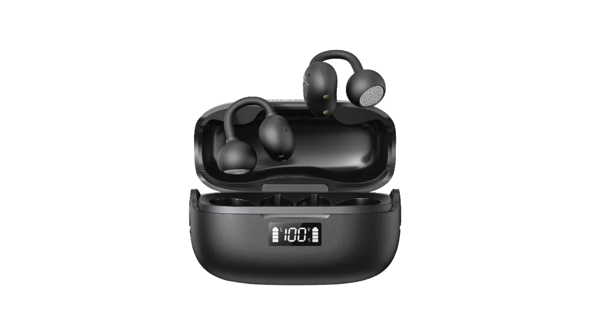 ミライスピーカー・イヤー】耳をふさがない、イヤカフ型の集音器