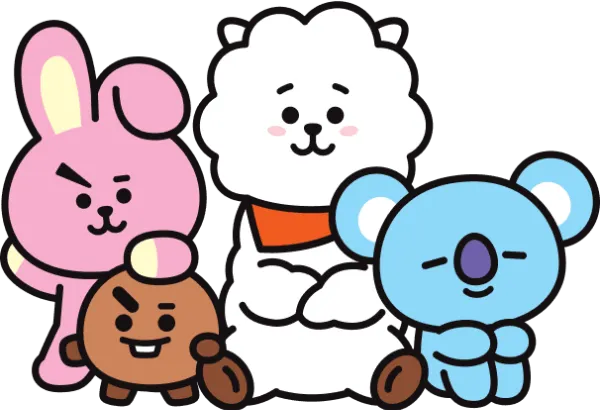 BT21 - 【ポーピータン】MANGマスコット　JIMINポスター　2商品セット ペアマスコット(Angel & Villain) MANG – LINE FRIENDS SQUARE