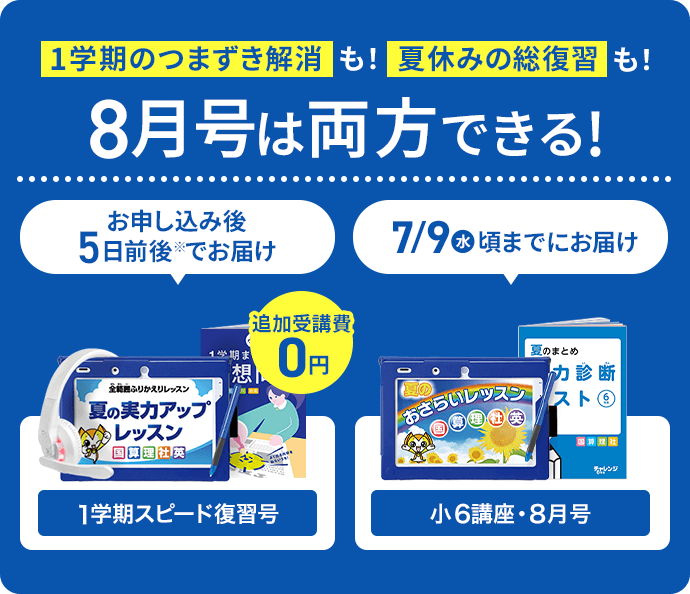 進研ゼミ小学講座 6年生 チャレンジ 4教科1年間分