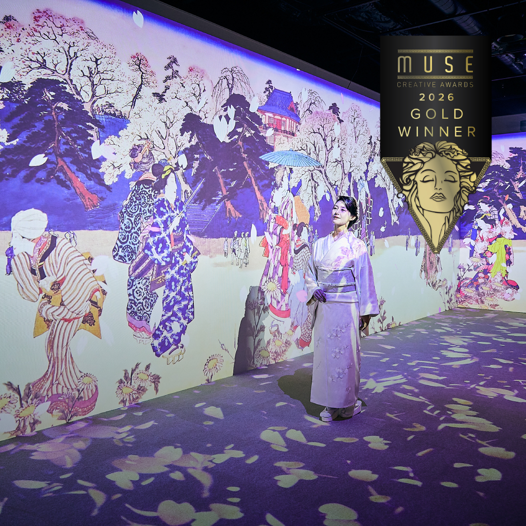動き出す浮世絵展」が国際的クリエイティブアワード「MUSE Creative