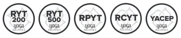 Yoga Alliance 認定資格ロゴ