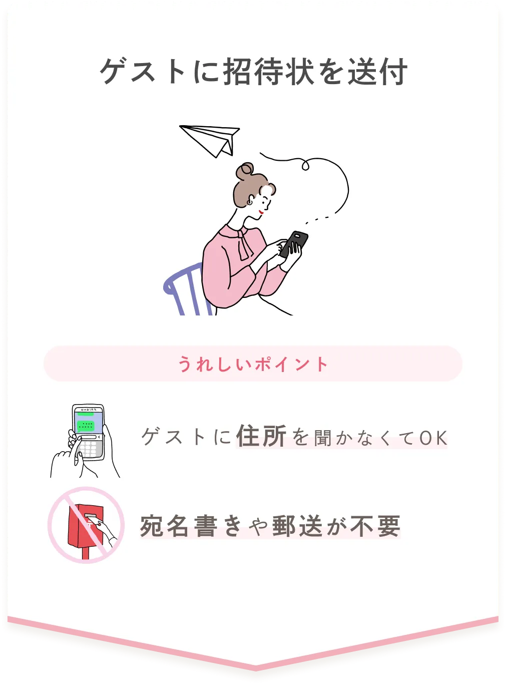 PFύけっこんしきのしょうたいじょうὮὢώ ゼクシィオンライン招待状 | WEBでおしゃれにスマートに