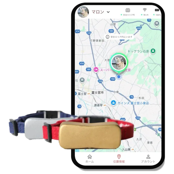 公式】愛猫向けGPS首輪「ねこなら」