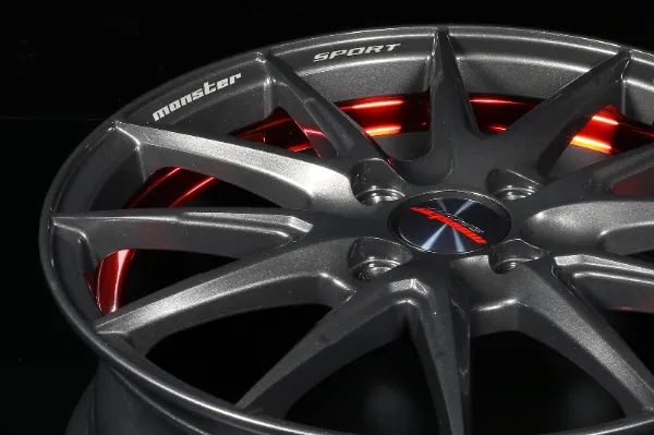 状態要確認　Monster Sport　１５インチアルミホイール２本 状態要確認 Monster Sport 15インチアルミホイール2本 状態要