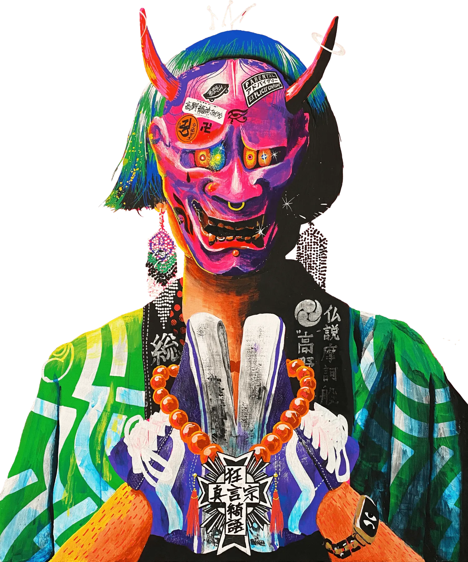 WACK-顎Q : Paths that crossx アート ※一点物 PATHS THAT CROSSx