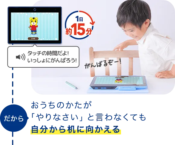 年長さん(5・6歳)向け 専用タブレット1台で学ぶ〈じゃんぷタッチ 年長さん(5・6歳)向け 専用タブレット1台で学ぶ〈じゃんぷタッチ