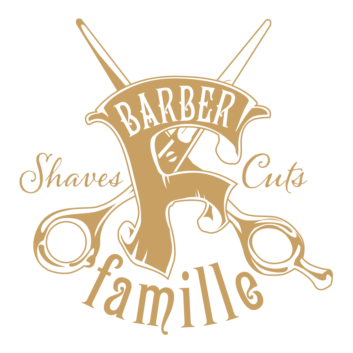 岡山市中区の理容室 理髪店 バーバー ファミーユ Barber Famille