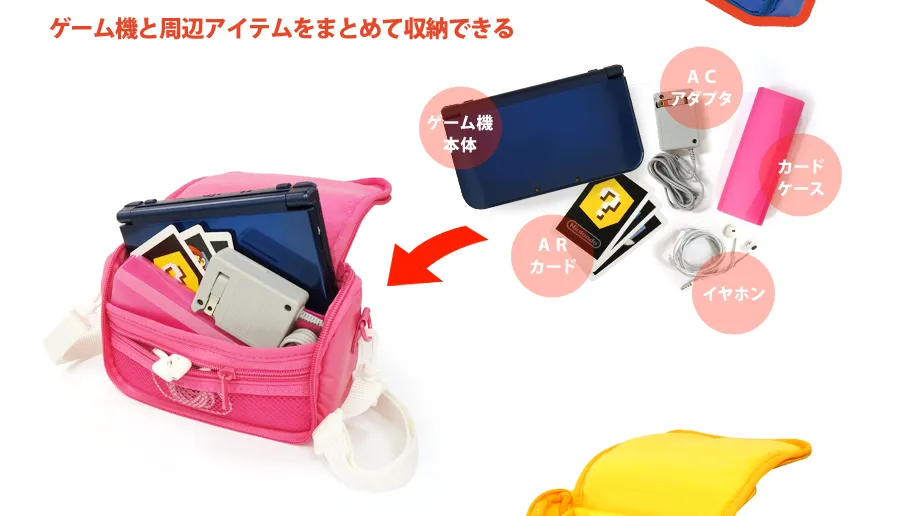 3dsと3dsカバー、ゲームカセット4本付きです。