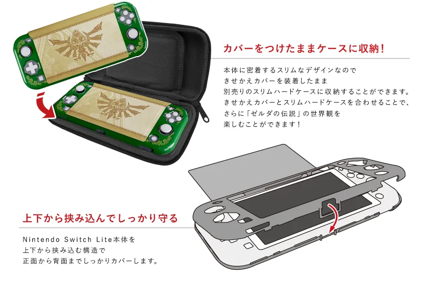 ✨極美品✨Nintendo Switch Lite ゼルダの伝説/coou化粧品-