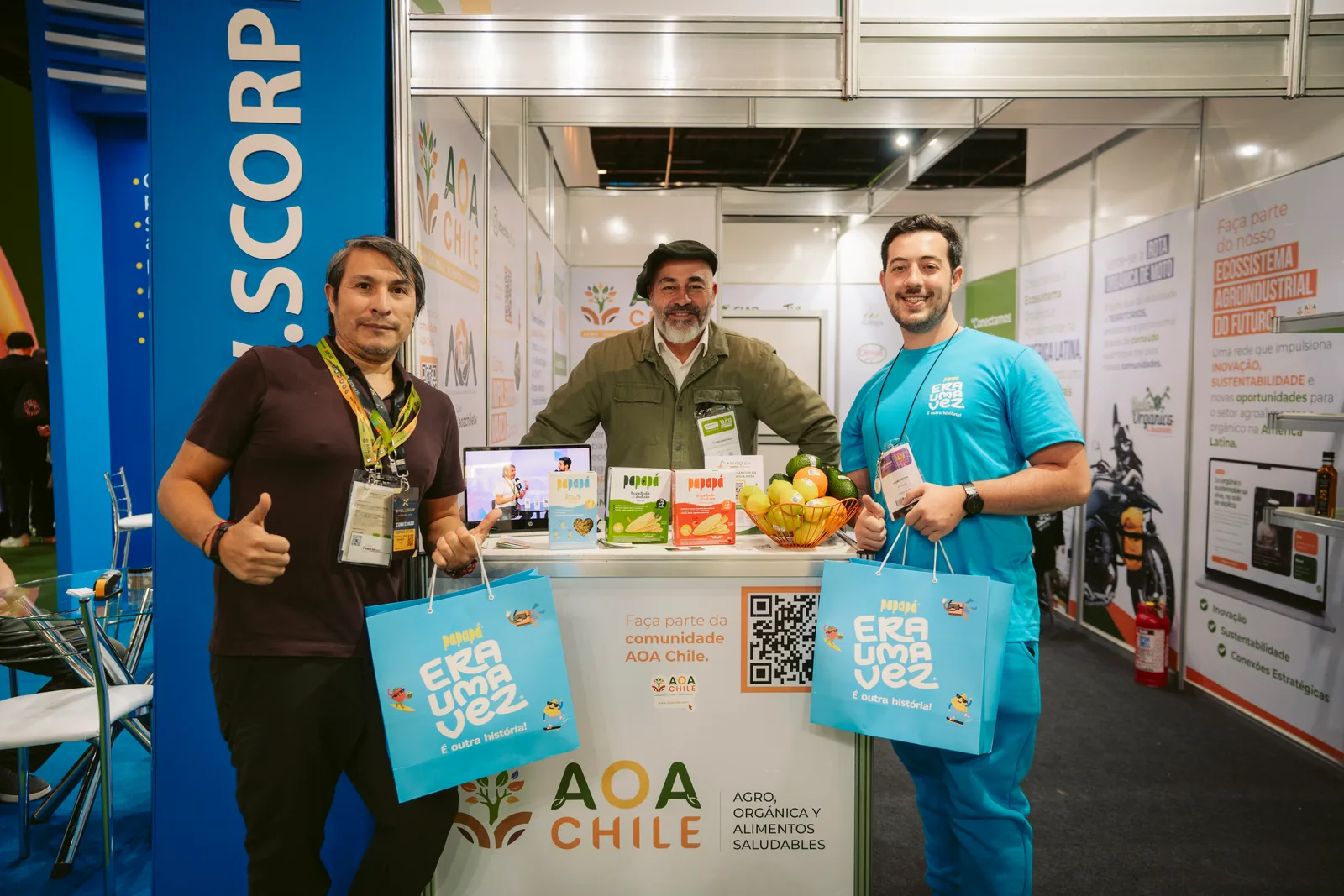 Cata AOA Chile en Biofach Brasil