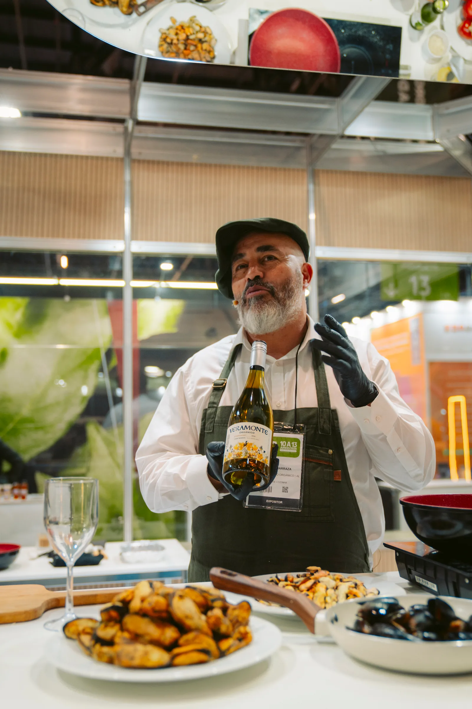 Cocina en vivo AOA Chile en Biofach Brasil