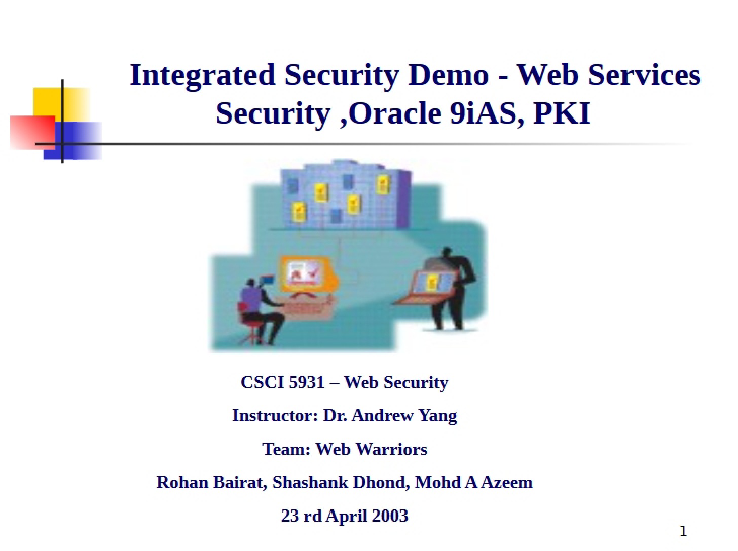 Demo of Integrated Security