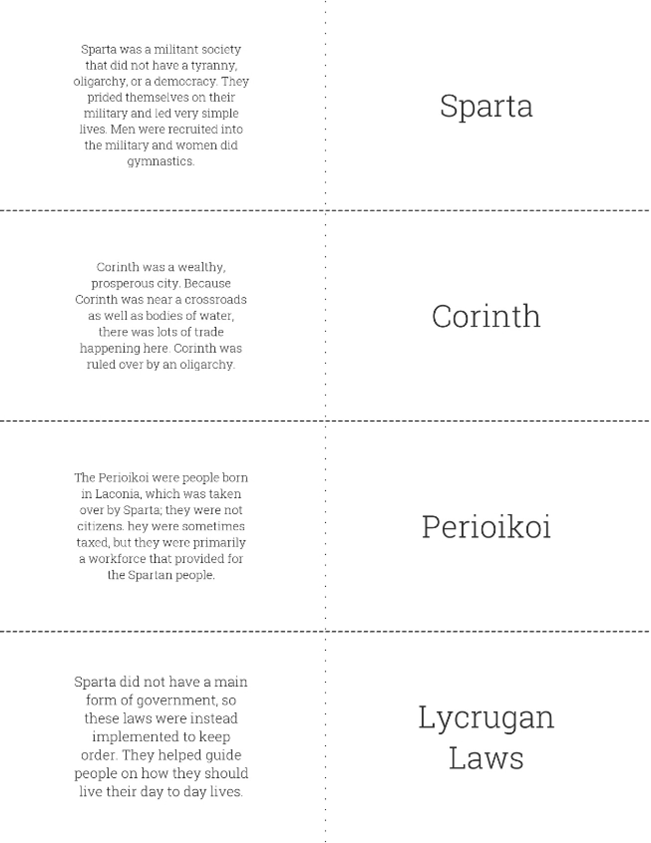 Classics 100 Notes Part I