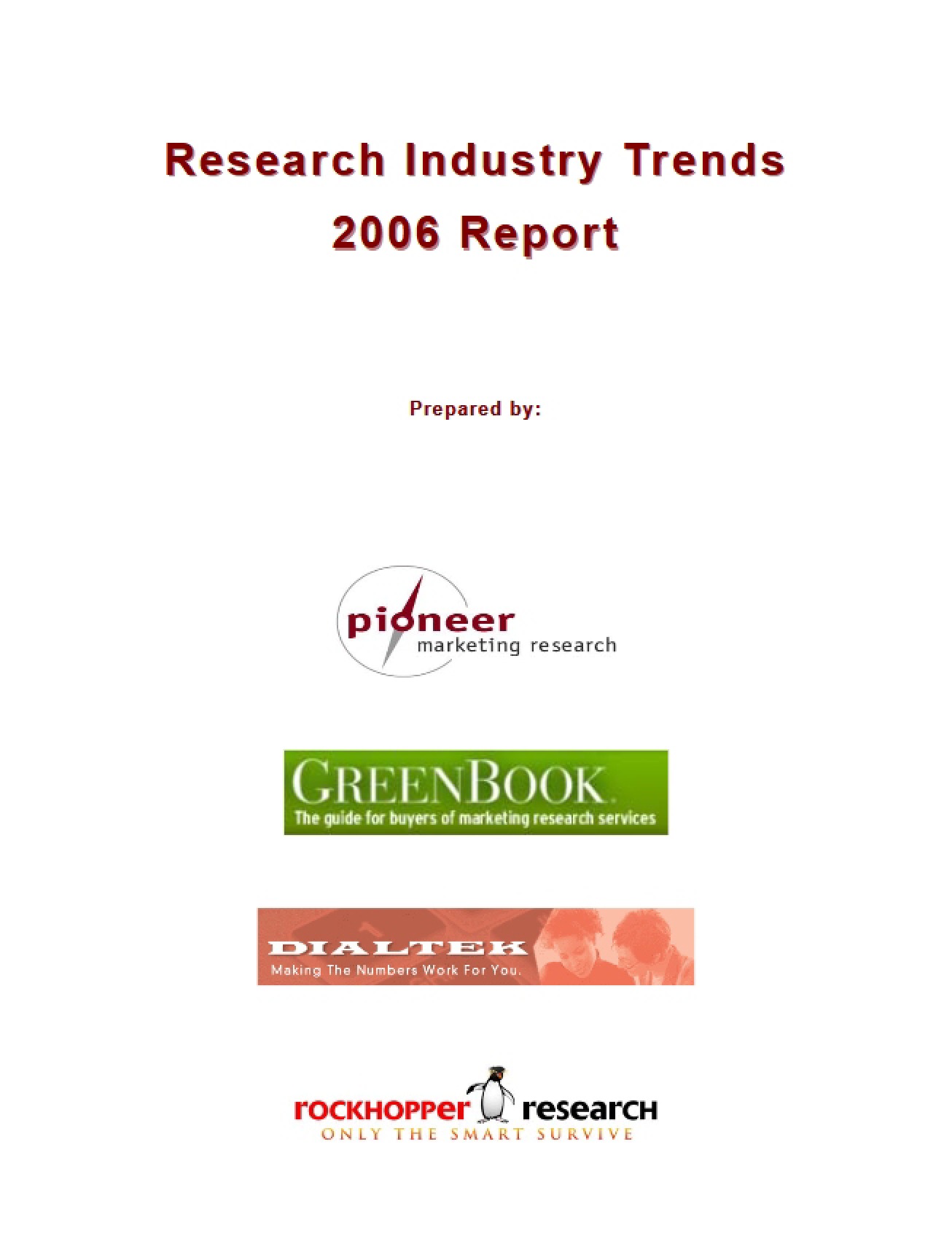 2006 Report on Research Industry Trends
