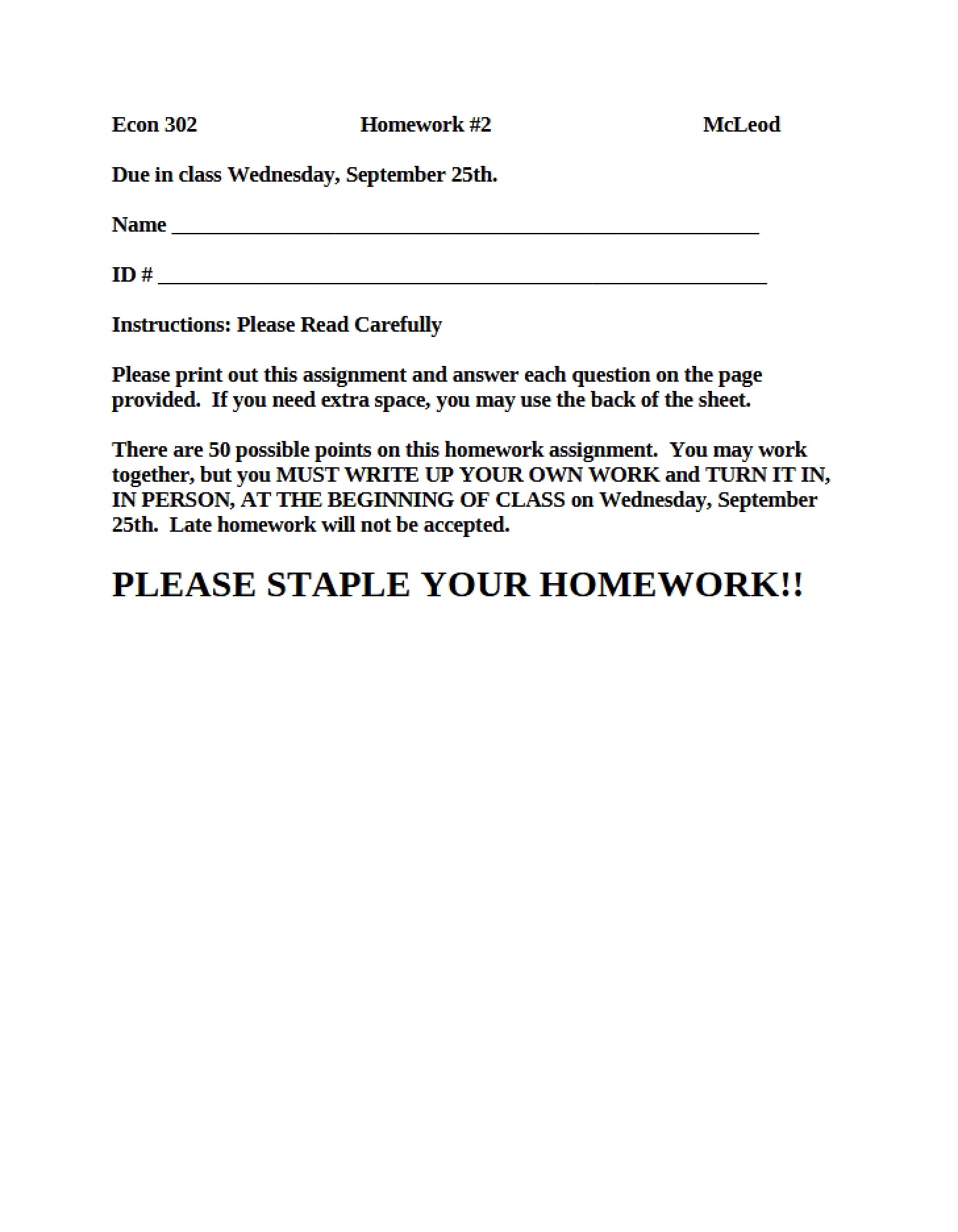 Homework Assignment 2