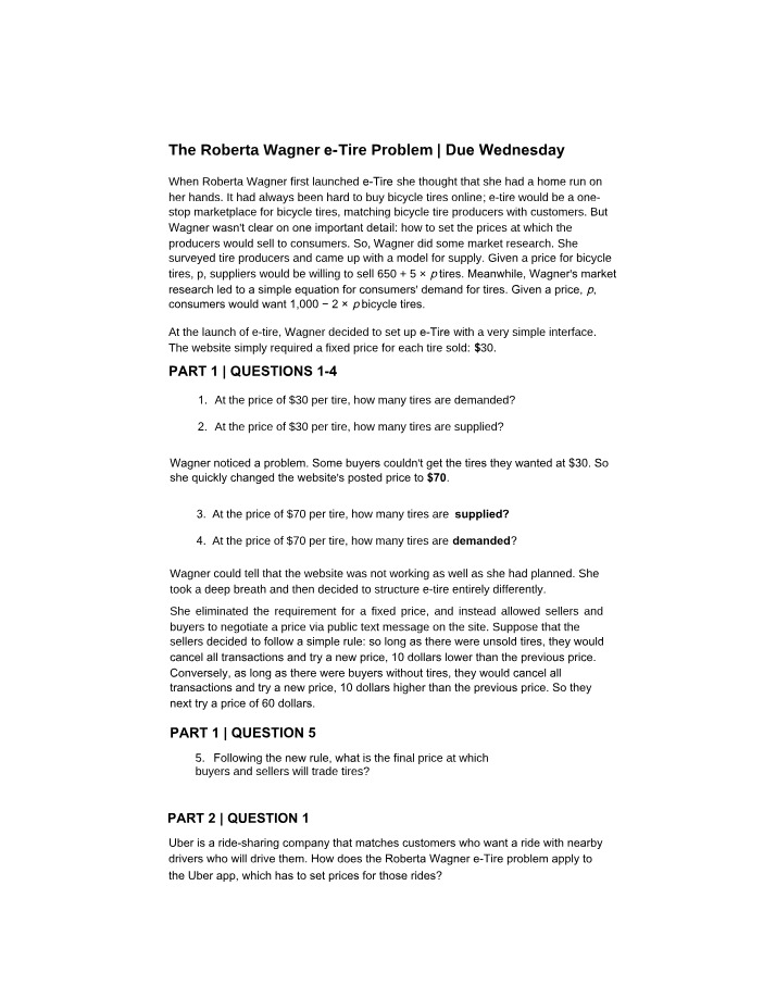 Week 6 Solo Assignment - Parts 1 & 2 (Roberta Wagner)