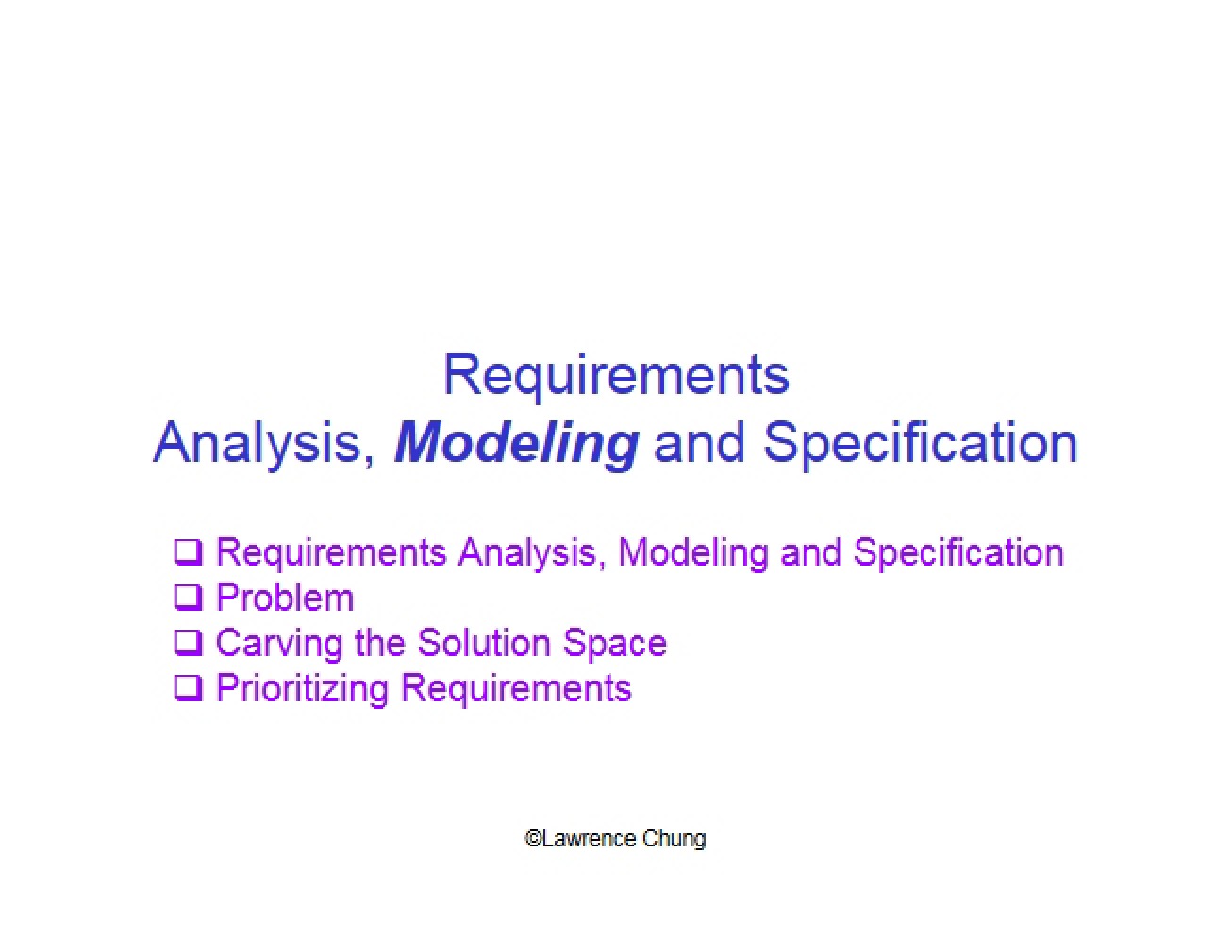 Lecture Notes - SE 4351