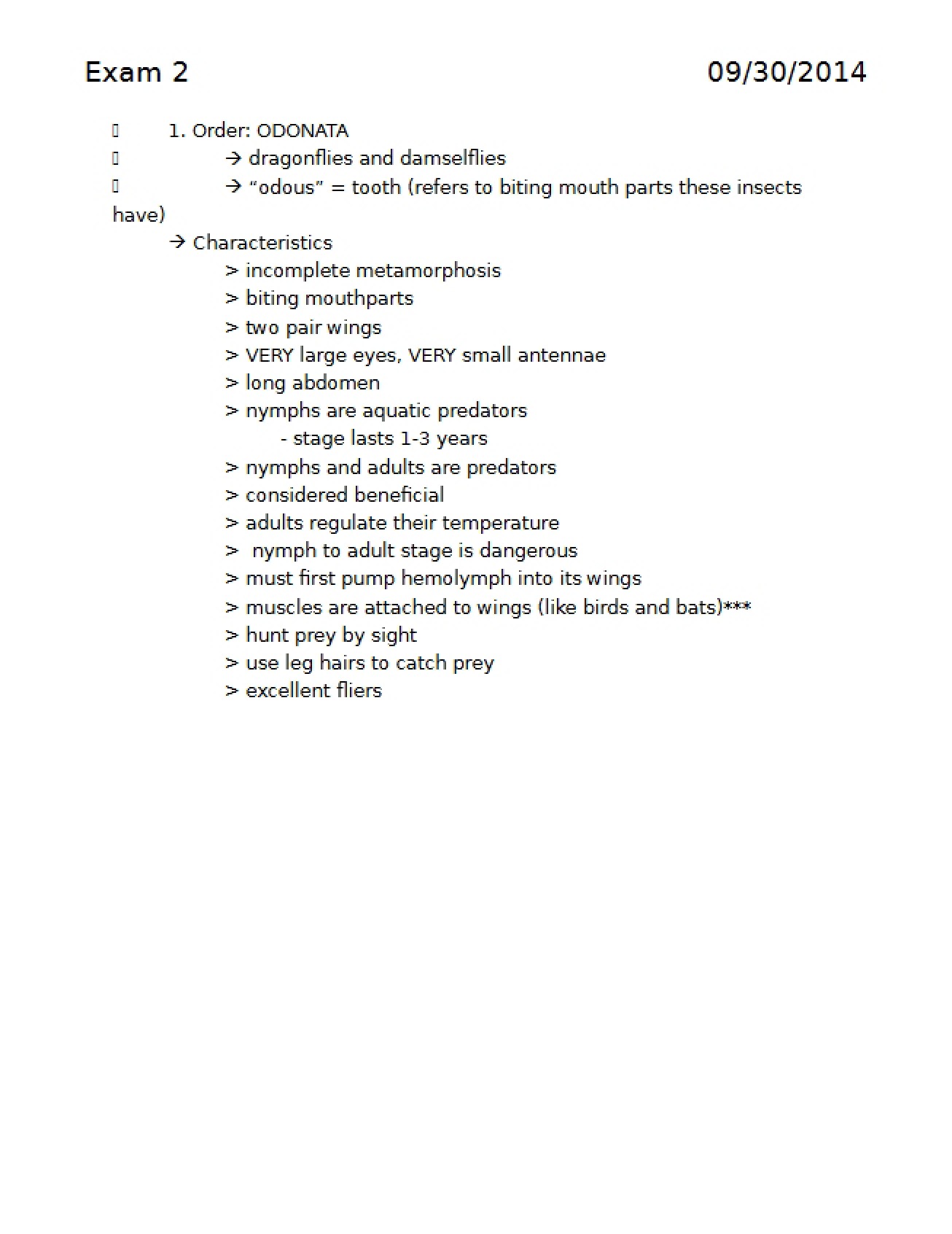 Second Examination