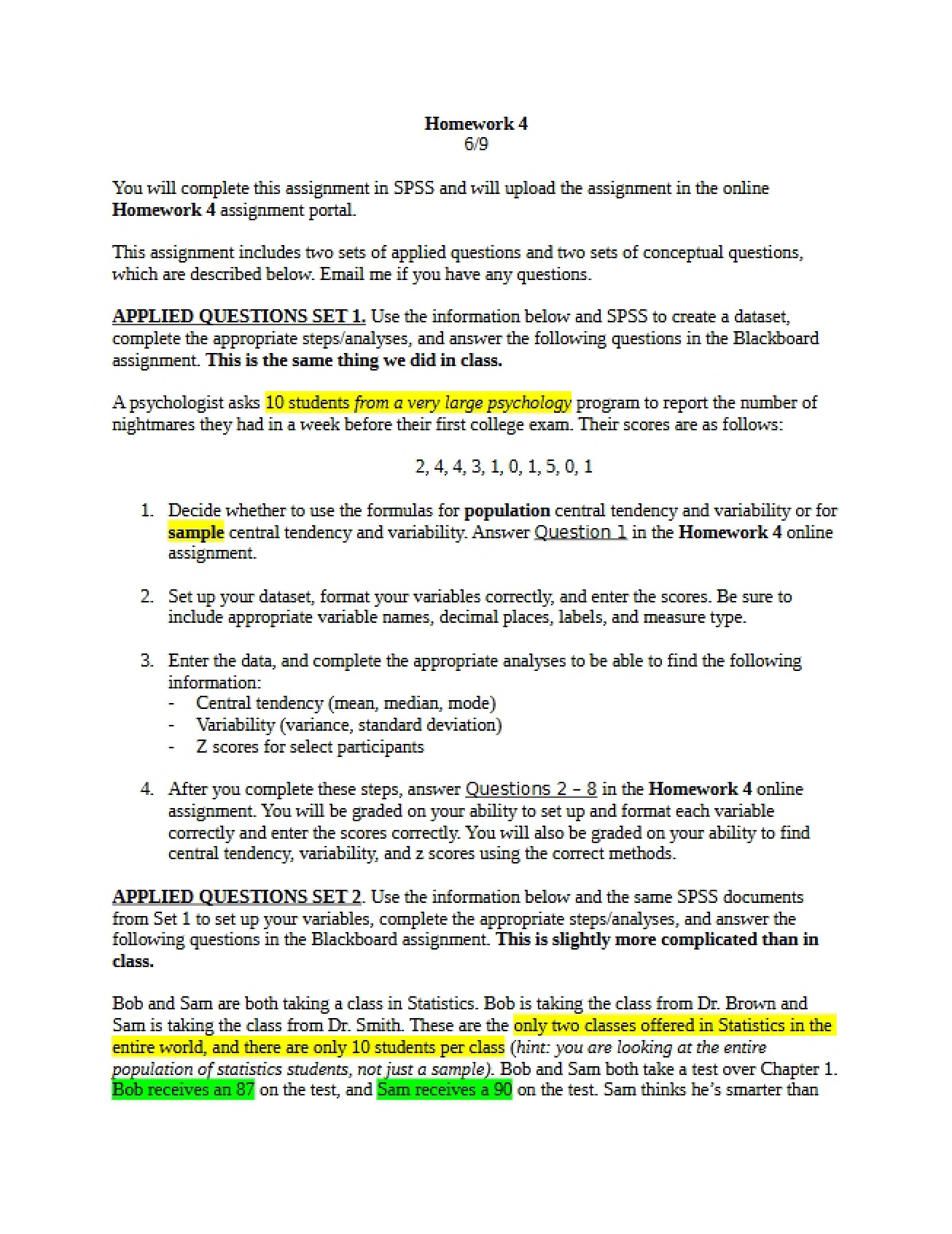 Homework Assignment Four