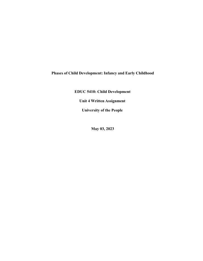 EDUC5410 - Written Assignment 4
