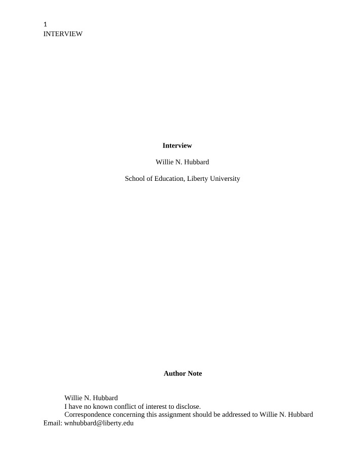 MGMTMISC - Interview Notes