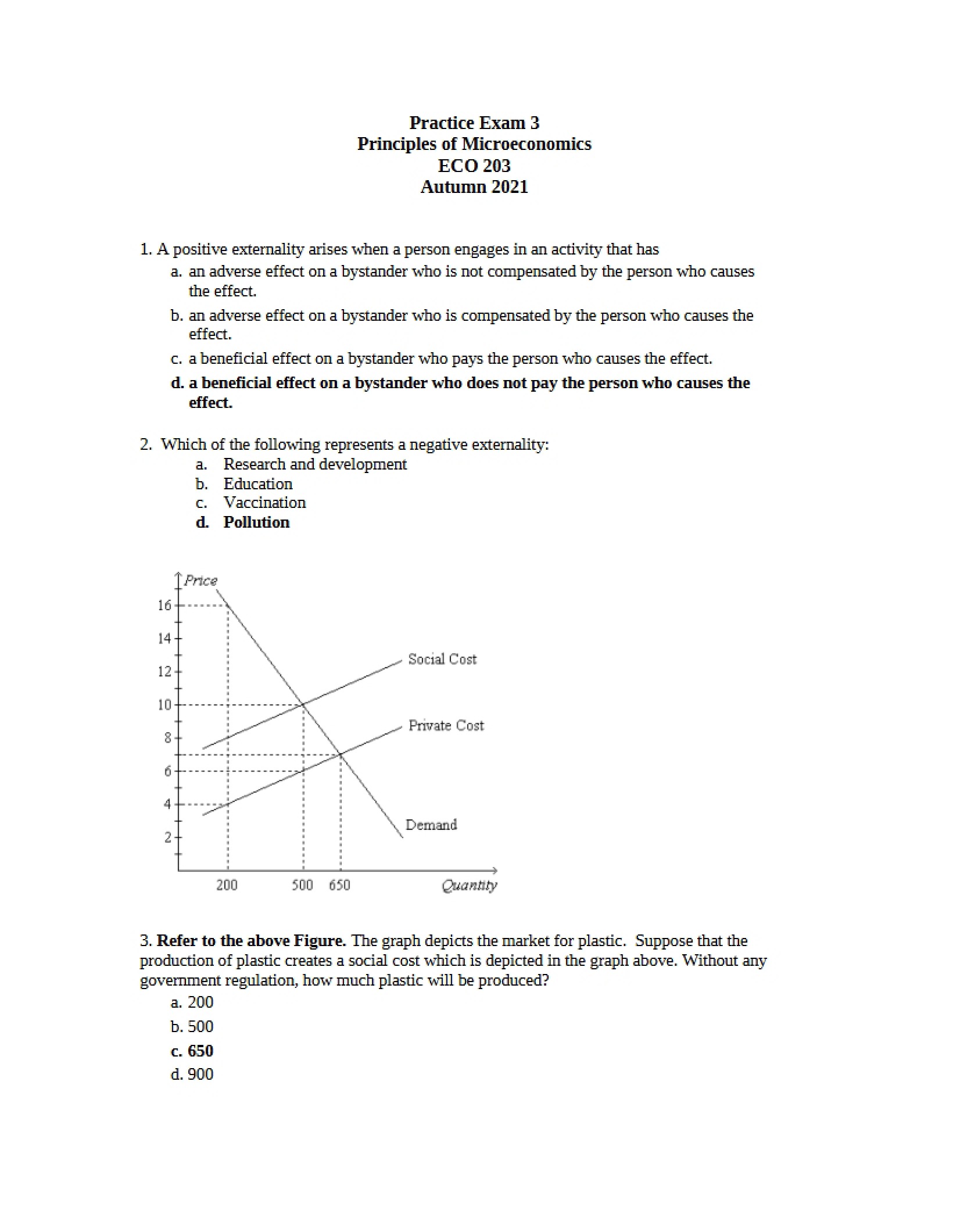 Third Practice Test