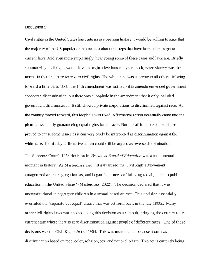 Civil Rights in the United States - History and Impact