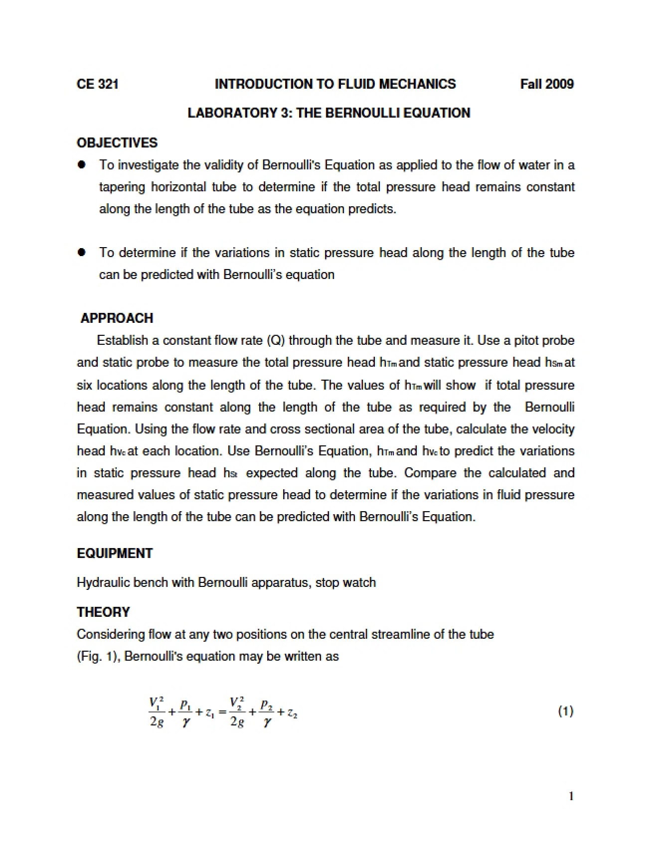 Fluid Mechanics Introduction