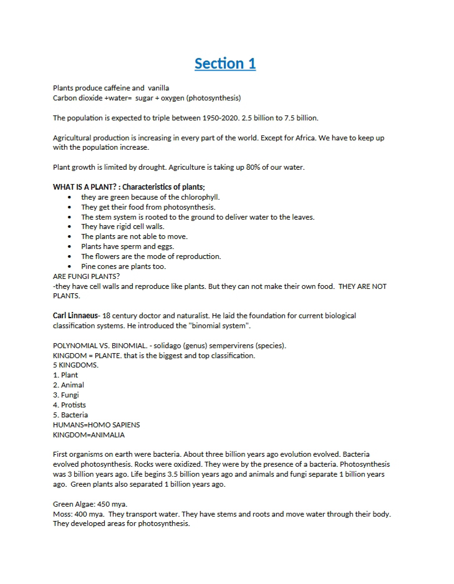 Introductory Plant Science