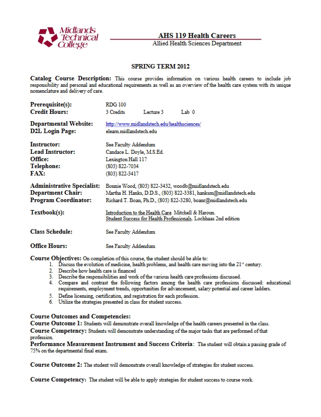 Careers in Health